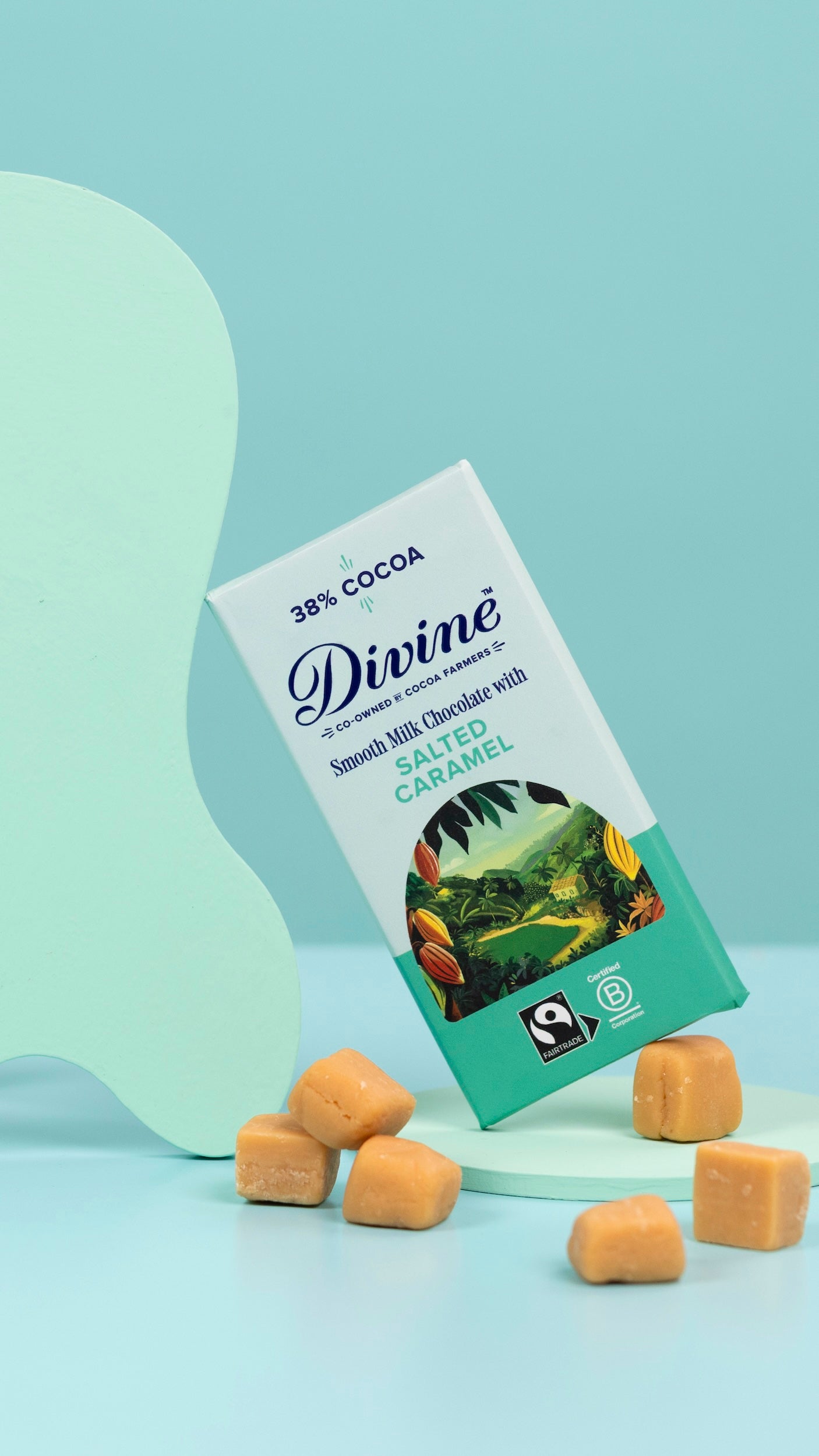 Divine 38% Milk Chocolate with Salted Caramel