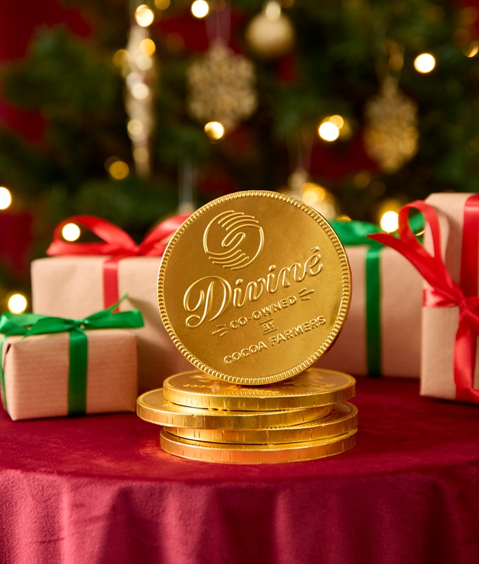 Divine Milk Chocolate Giant Coin 58g