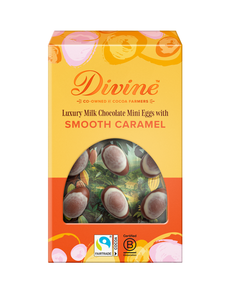 Luxury Milk Chocolate Mini Eggs with Smooth Caramel