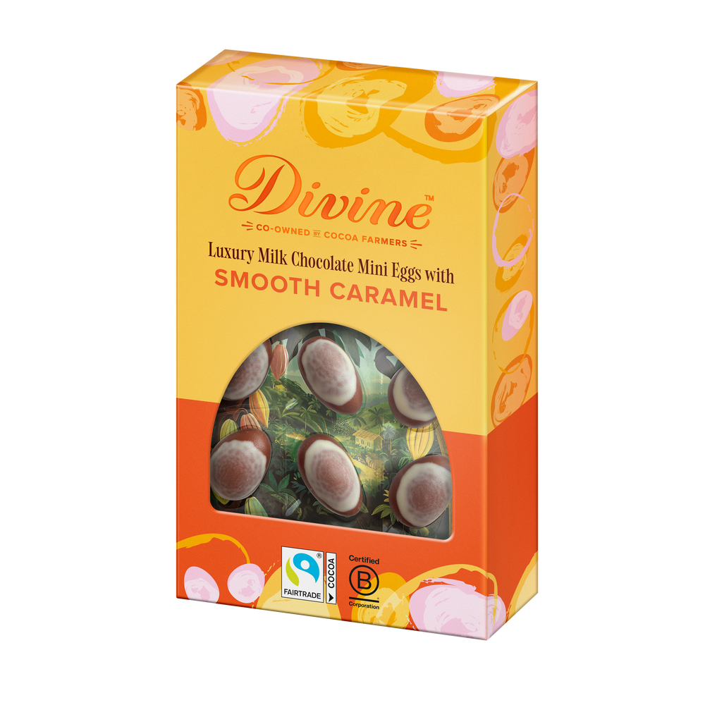 Luxury Milk Chocolate Mini Eggs with Smooth Caramel