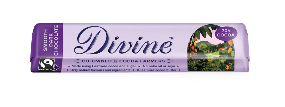 30 x Divine 70% Dark Chocolate 35g
