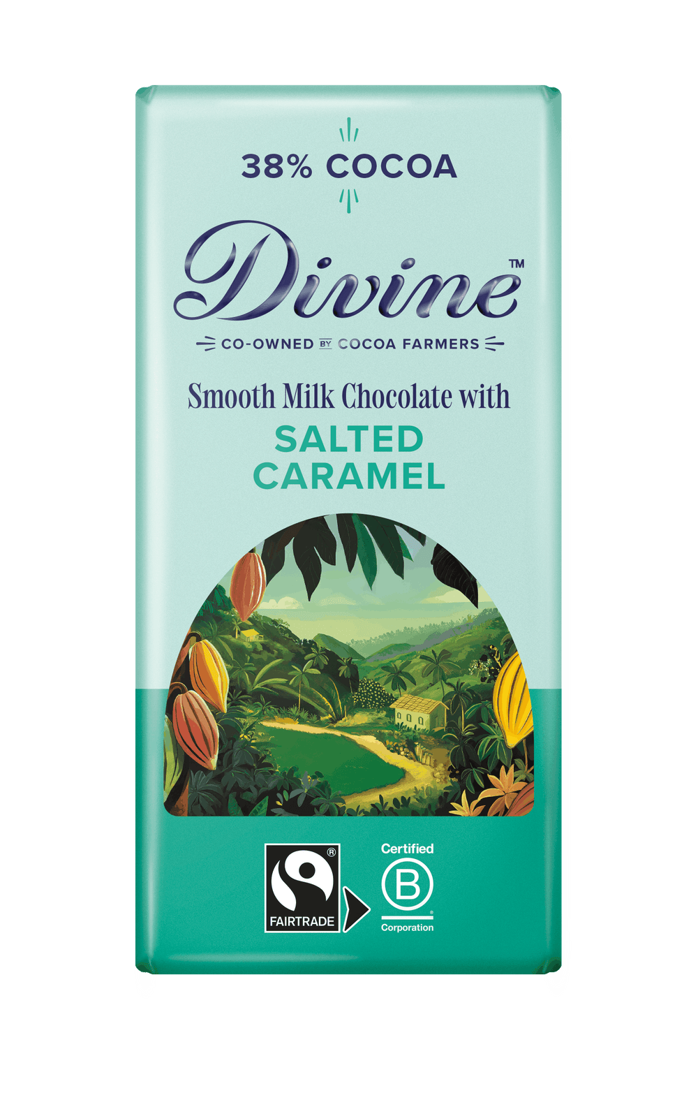 Divine 38% Milk Chocolate with Salted Caramel