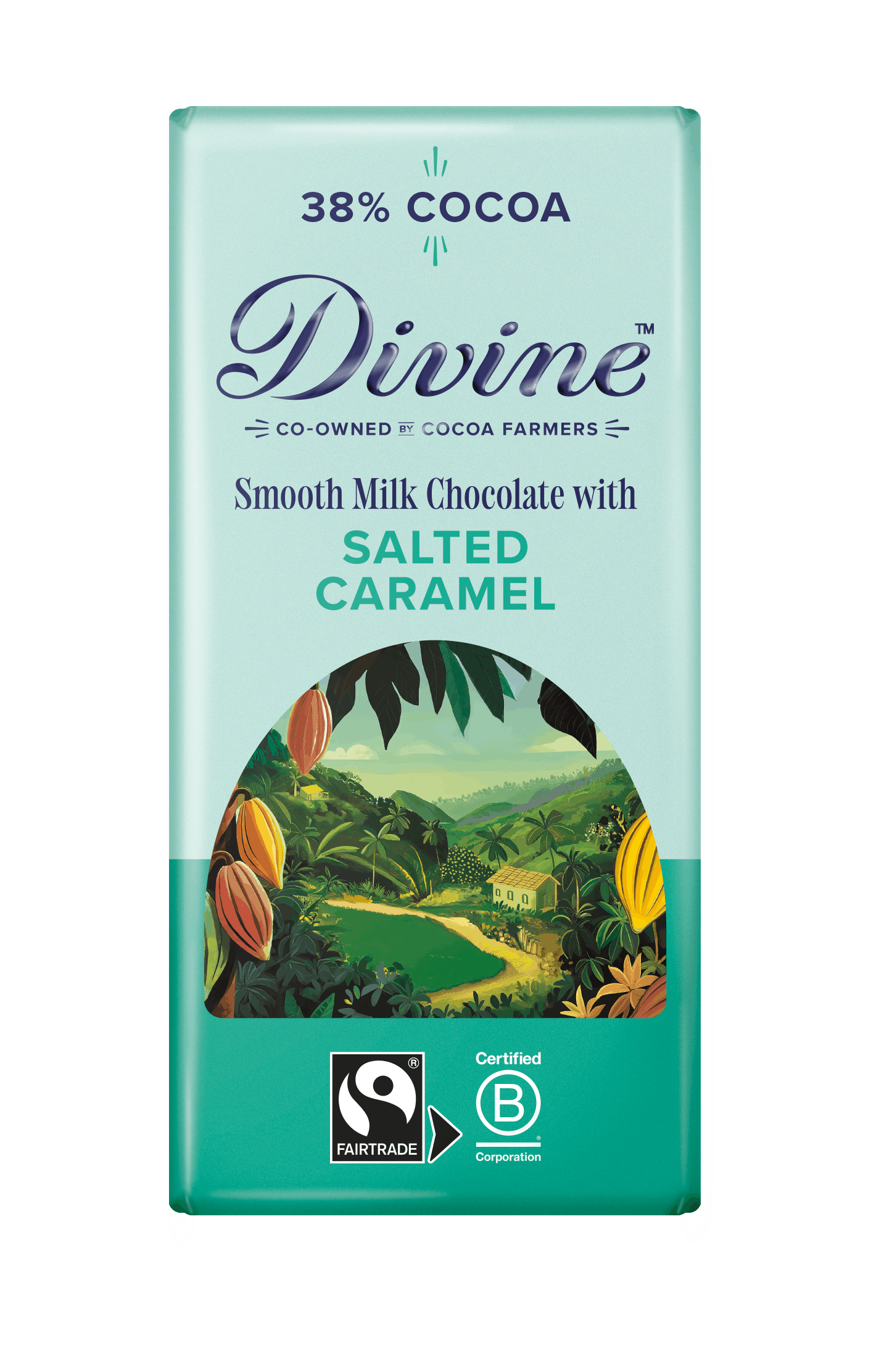 Divine 38% Milk Chocolate with Salted Caramel